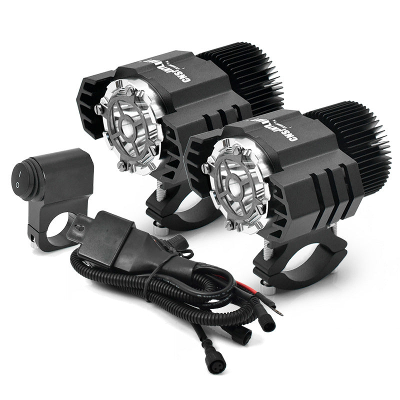 Dark Slate Gray CNSUNNYLIGHT 2pcs Motorcycle LED Auxiliary Fog Lamp Assemblies Driving Headlights 50W For BMW R1200GS ADV F800GS F700GS F650GS K1600