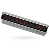 ROCK Rocker Switch Drawer Car Temporary Parking Phone Number Card Plate ABS Car Decoration - Auto GoShop