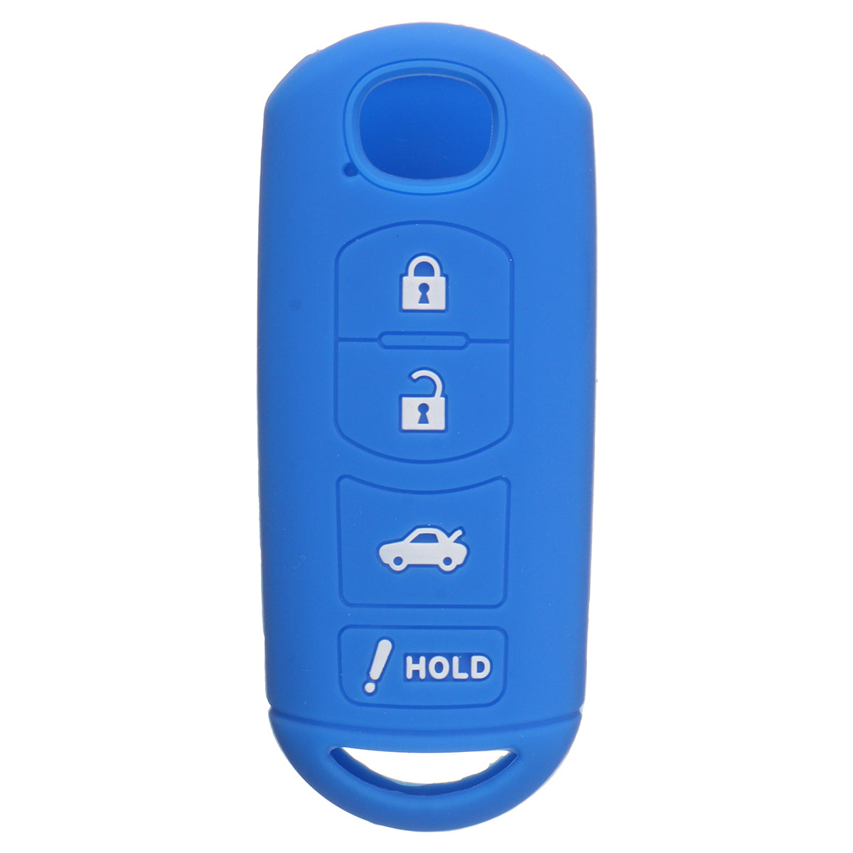 Royal Blue 4 Button Remote Key Cover Case Shell Easy Installation For MAZDA 3 6 MX5 CX-5 CX-7 CX-9