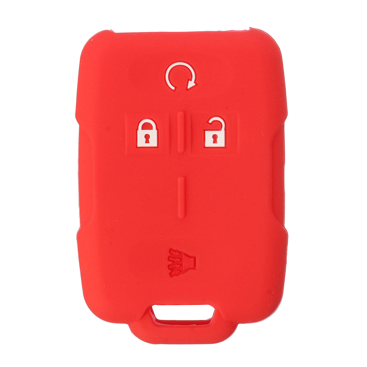 4 Button Silicone Remote Key Cover Holder For Chevrolet Silverado GMC Sierra UK - Auto GoShop