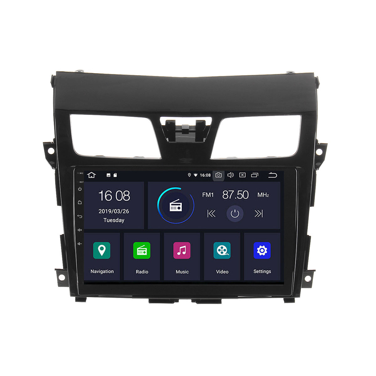 YUEHOO 10.1 Inch 2 DIN for Android 9.0 Car Stereo 4+32G 8 Core MP5 Player GPS WIFI 4G FM AM RDS Radio for Nissan Altima Teana 2013-2018 - Auto GoShop