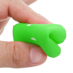 Lime Green 3 Buttons Silicone Fob Remote Key Case Cover Fit For Toyota Prado Crown Reiz