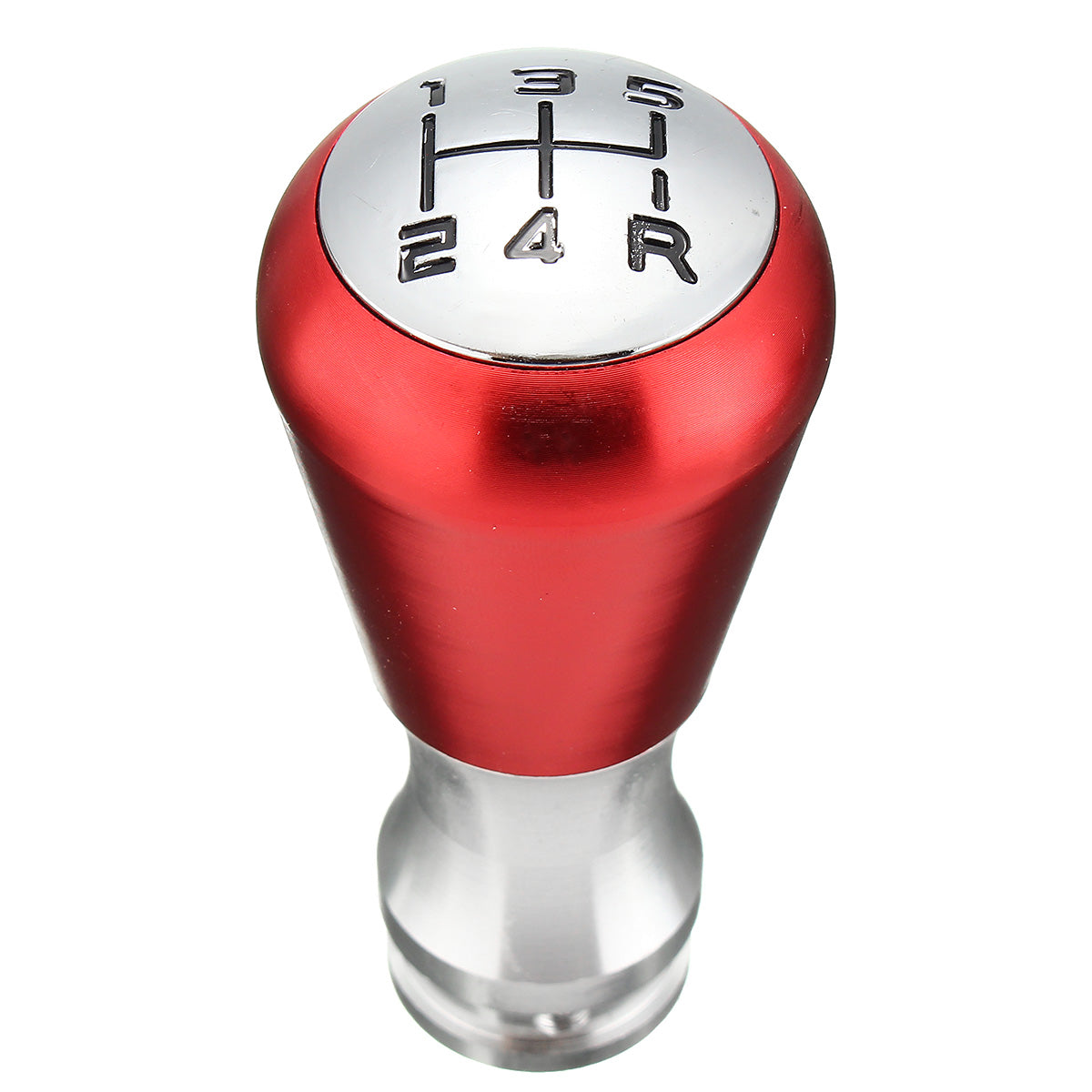 Maroon 5 Speed Manual Gear Shift Knob Aluminum Alloy Black/Blue/Red with Adapter For Peugeot 405 307 206