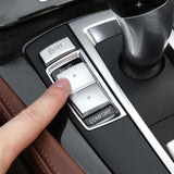 ABS Gear Shift Buttons Decorative Cover Trim For BMW 5 Series F10 F07 F18 - Auto GoShop