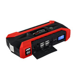 JX29 Portable Car Jump Starter 89800mAh 600A Peak 12V Emergency Battery Booster with LED Flashlight Compass - Auto GoShop