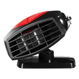 Black DC 12V 150W Portable Car Heater Heating Cooling Fan Windscreen Window Demister Defroster Driving