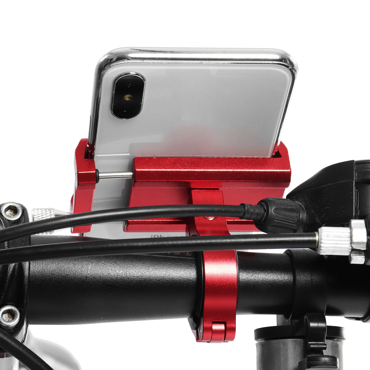 Firebrick Aluminum Alloy Motorcycle Bike Bicycle MTB Handlebar Phone GPS Holder Stem Mount