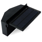Solar Power Car Exhaust Fan Double Air Outlet Window Cooling Cooler Rechargeable Ventilation Black - Auto GoShop