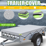 Dim Gray 5' x 4' ft Trailer Camper Cover Waterproof Heavy Duty 112 x90cm Feet 5ft 4ft