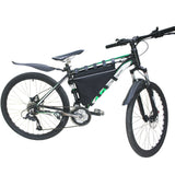 36V 48V Waterproof Li-ion Battery Bag Storage Mountain Bike Triangle 18650 - Auto GoShop