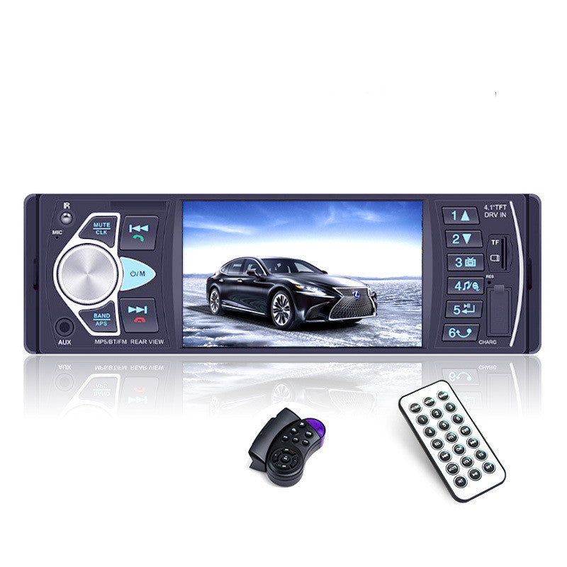 Royal Blue 4.1 inch high-definition large screen Bluetooth hands-free car MP5 player
