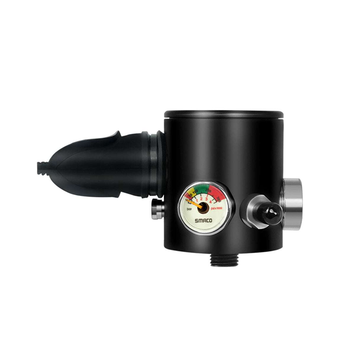Black SMACO S300+ D Set 500ML Oxygen Cylinder Diving Equipment Set Multicolor
