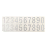 Antique White Number Reflective Sticker Car Vinyl Decal Street Address Mail Box Number Stickers White Black