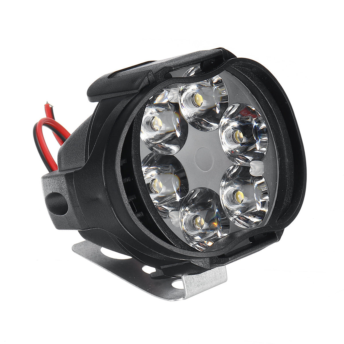 Dark Slate Gray 12V 8W 6LED Motorcycle Motorbike Front Spot LED Light Headlights Lamp