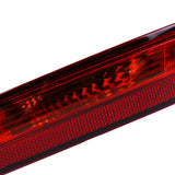 Dark Red Rear Right/Left Lower Bumper Tail Light Red Lens for AUDI Q3 2016-2018