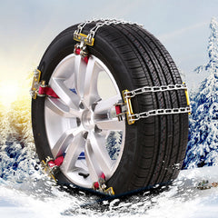 Manganese Tire Anti-Skid Anti-Snow Steel Chains Car Skid Belt Snow Mud Sand - Auto GoShop