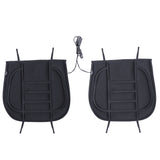 12V Double Car Front Seat Heated Cushion Seat Warmer Winter Household Cover Electric Mat - Auto GoShop