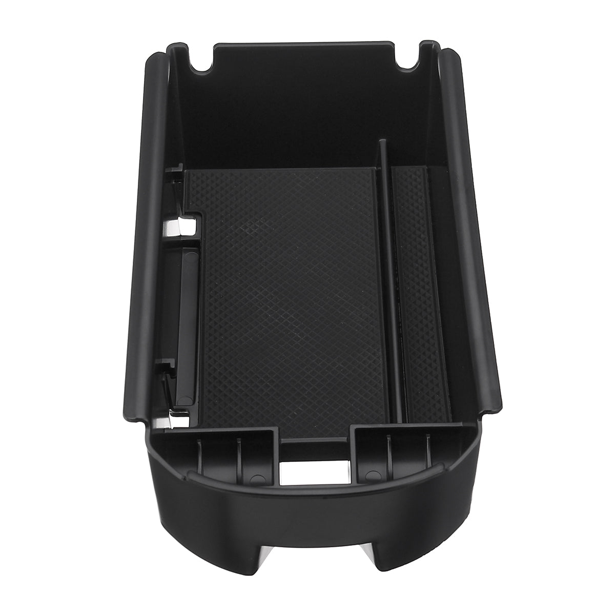 Black Plastic Car Center Armrest Console Storage Box Phone Holder Coin Organizer for Toyota CHR - Auto GoShop