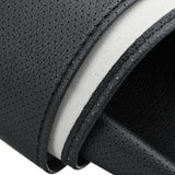 DIY Car Steering Wheel Covers PU Leather Protector with Needle and Thread 37-38cm Universal - Auto GoShop