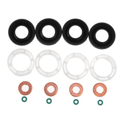 16pcs Fuel Injector Seal+Protectors+Washer+O-Ring For Peugeot 207/ 307/ 407 1.6 Hdi 2004+ - Auto GoShop