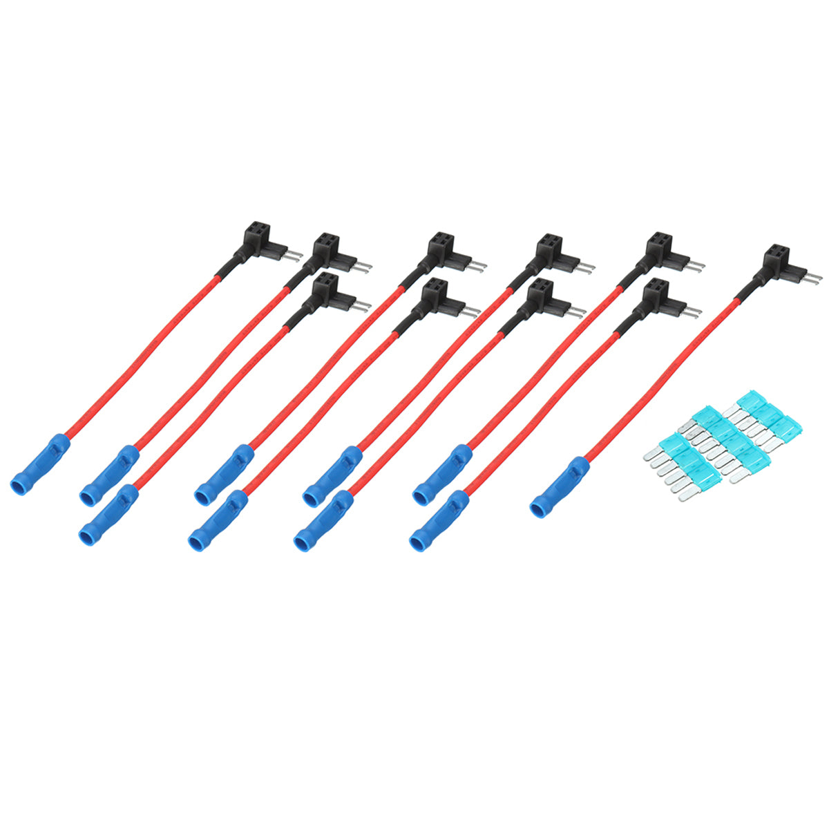 10PCS Car Fuse Adapter Tap Dual Circuit Adapter Holder for Truck Auto - Auto GoShop