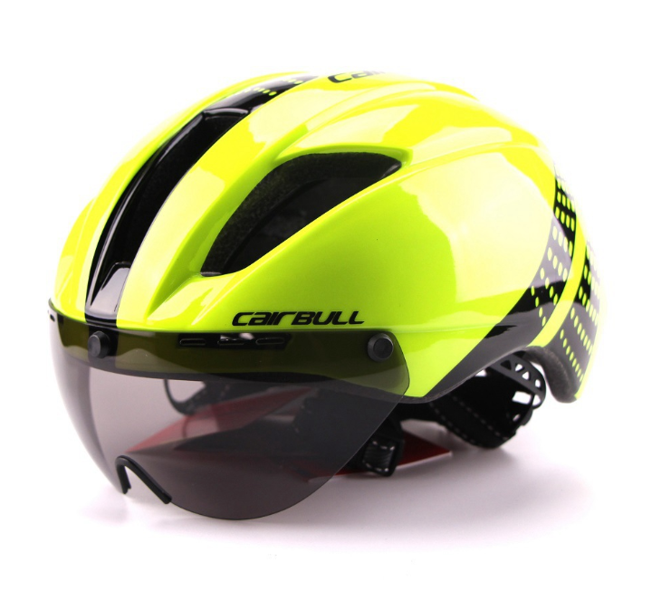 Green Yellow Cycling helmet