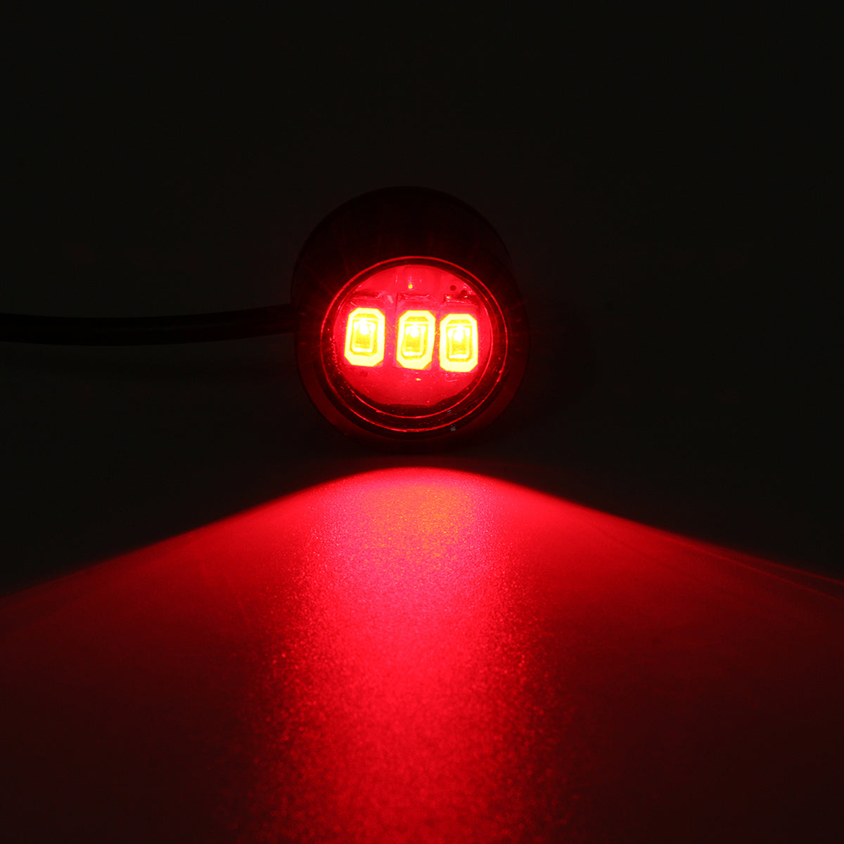 Red 2pcs LED Eagle Eye Lamp Strobe Flash DRL Bicycle Motorcycle Car ATV Light