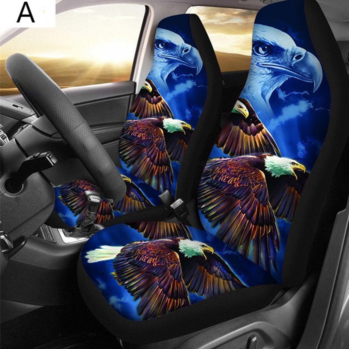1/2Pcs Front Car Seat Cover Protector Vehicles SUV Interior Cushions Universal - Auto GoShop