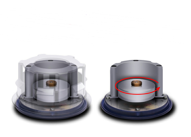 Slate Gray （Change decorative light magnetic suspension light hub cap light