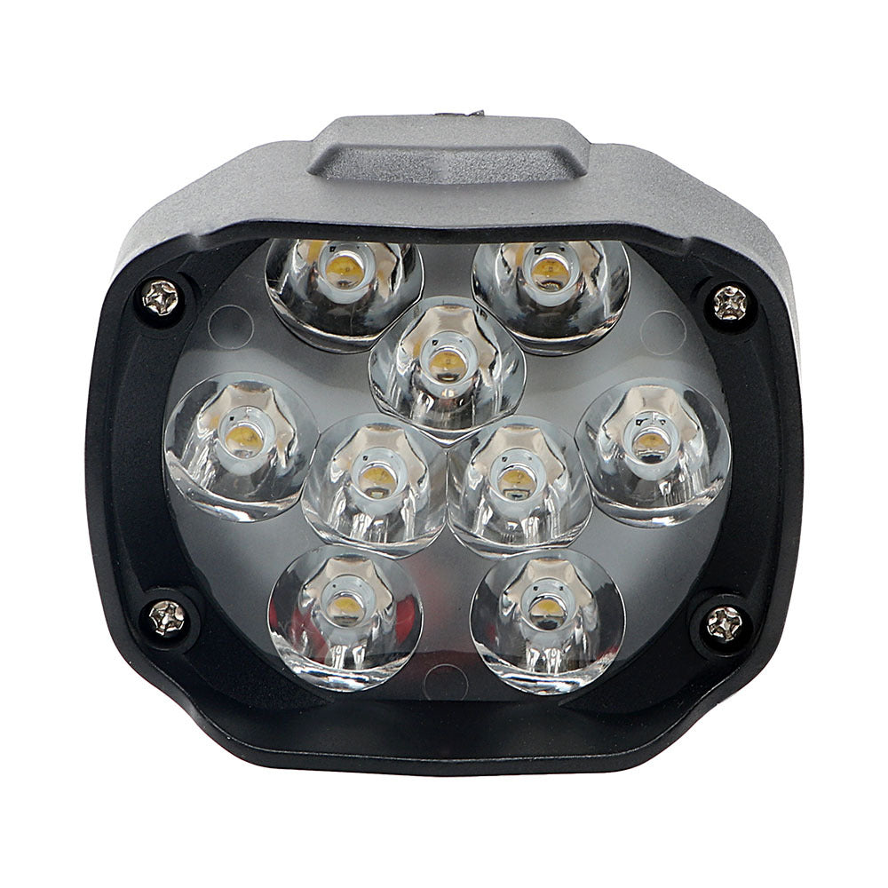 Dark Gray L15 motorcycle LED headlights electric car external lights 9 beads / 18 beads double lights highlights concentrated 9V-85V spotlights