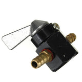 Black 6MM In-line Petrol On-off Fuel Tap Switch For Motorcyle Motorbike