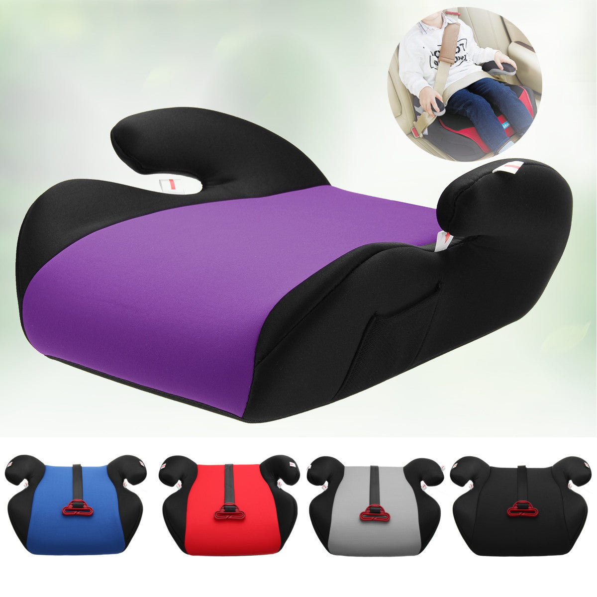 Anti-slip Portable Car Child Booster Seat Toddler Baby Safty Seat Fits 6-12 Years Old KidsTravel Pad - Auto GoShop
