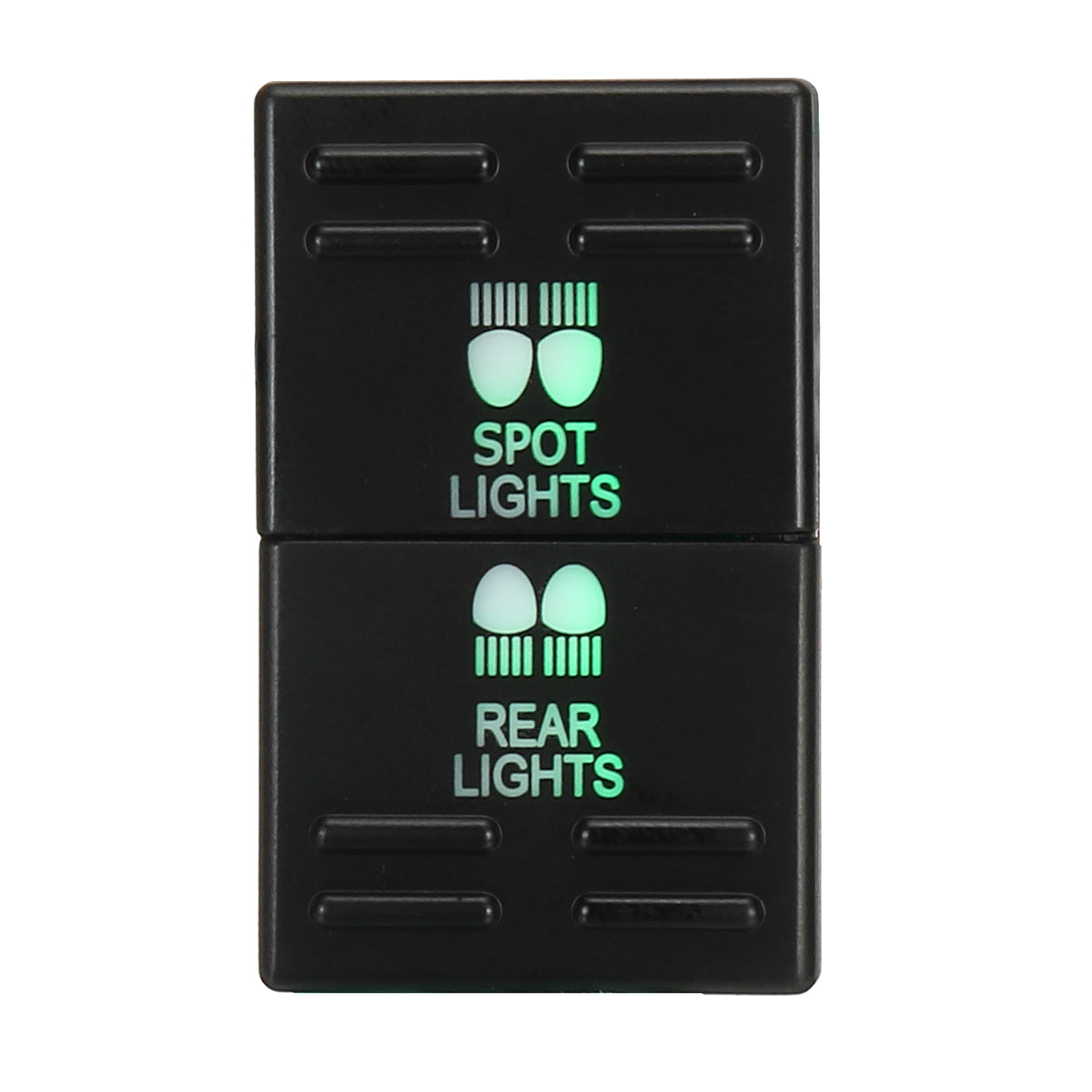 Black LED Spot Light Bar Rear Driving Fog Light Dual Button Push Switch For Ford Ranger PX For Mazda BT50 2011-Up