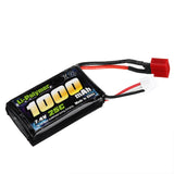 Goldenrod 7.4V 1000mah 25C Lipo Battery For SG 1601 1602 RC Car Parts T Plug