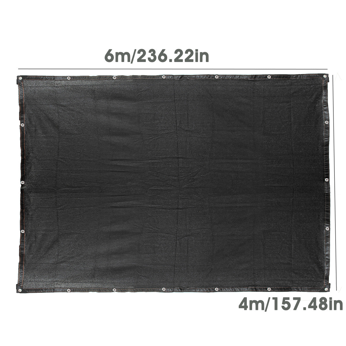 Dark Slate Gray Black Kennel House Cover Shade Cage Shelter UV Rated Grommet