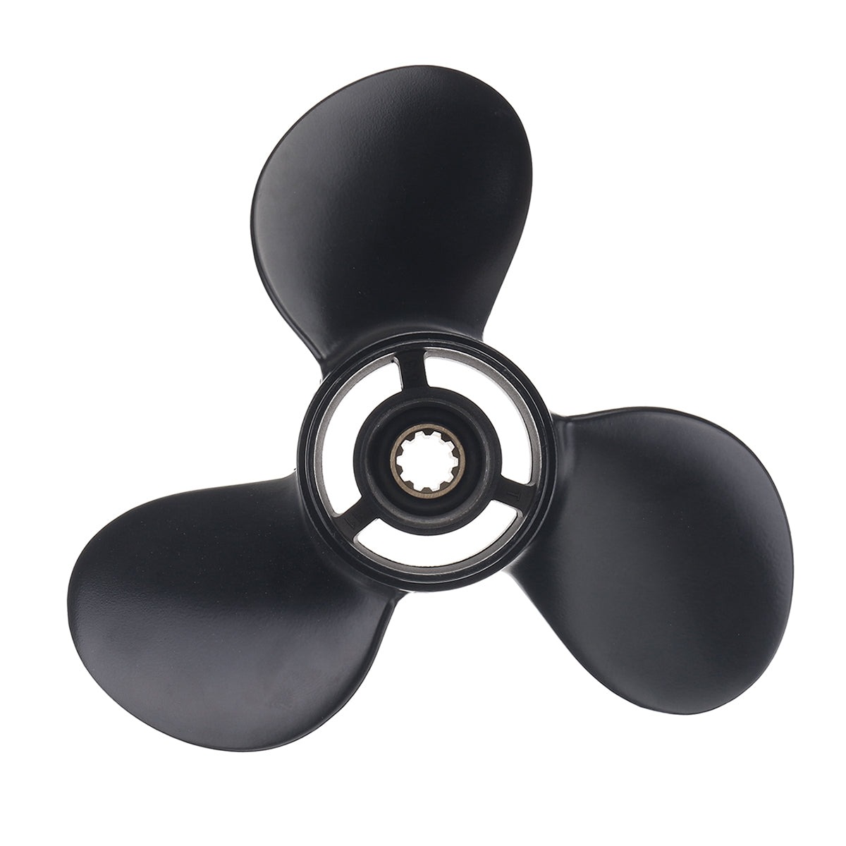 Dark Slate Gray Marine Outboard Propeller For Tohatsu 20-30HP Boat Parts 3R0B645230 11" Pitch