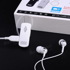 BJ-850 bluetooth Stereo Headphone Headset Earphone for All Phone (White) - Auto GoShop