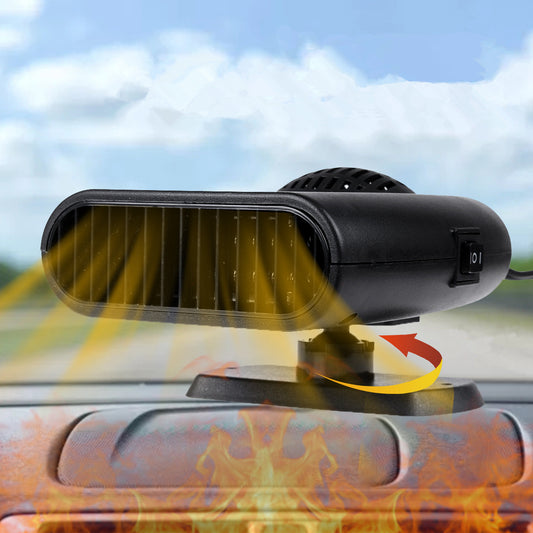 12V/24V Winter Car Heater Universal Car Interior Heating Cooling Fan Windscreen Defogging - Auto GoShop