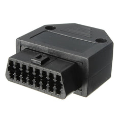 Universal 16 Pin OBD2 Diagnostic Tool Female Connector Plug Black Case Shell - Auto GoShop