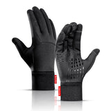 Dark Slate Gray Touch Screen Waterproof Non-slip Gloves Winter Warm For Men Women Ski Snow Riding Sports