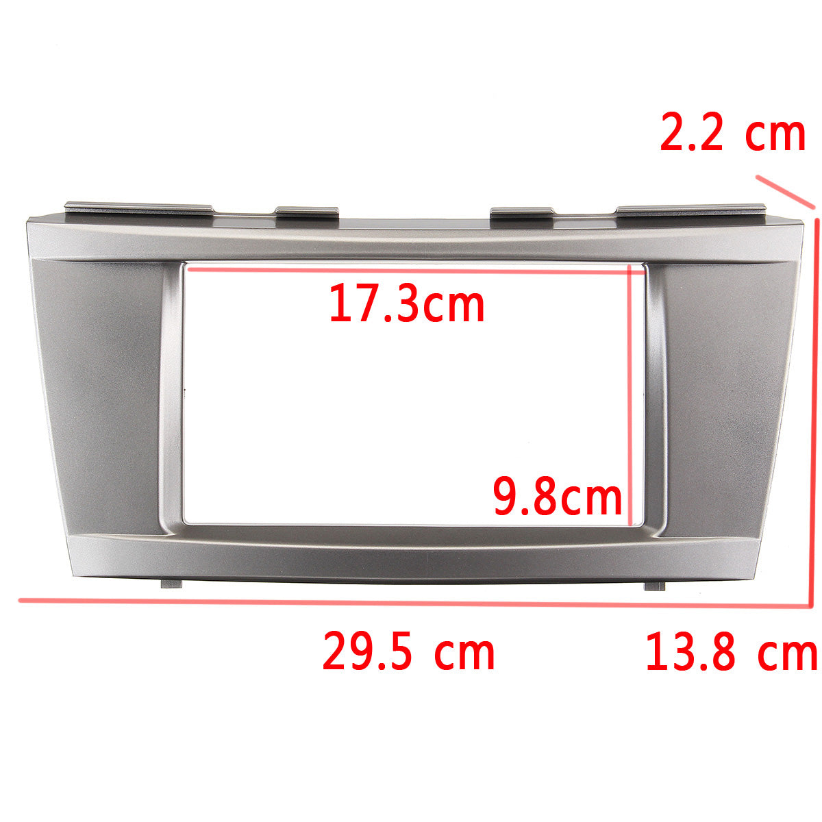 Car Stereo Frame Facia Trim 2DIN For Toyota Camry Aurion 2007-2011 - Auto GoShop