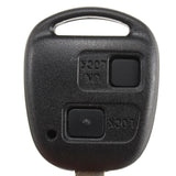 Dark Slate Gray 2 Buttons Remote Key Case Fob Toy43 For Toyota