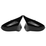 1Pair Side Mirror Cover Caps Replace Gloss Black For BMW F80 M3 F82 M4 2015-2018 - Auto GoShop