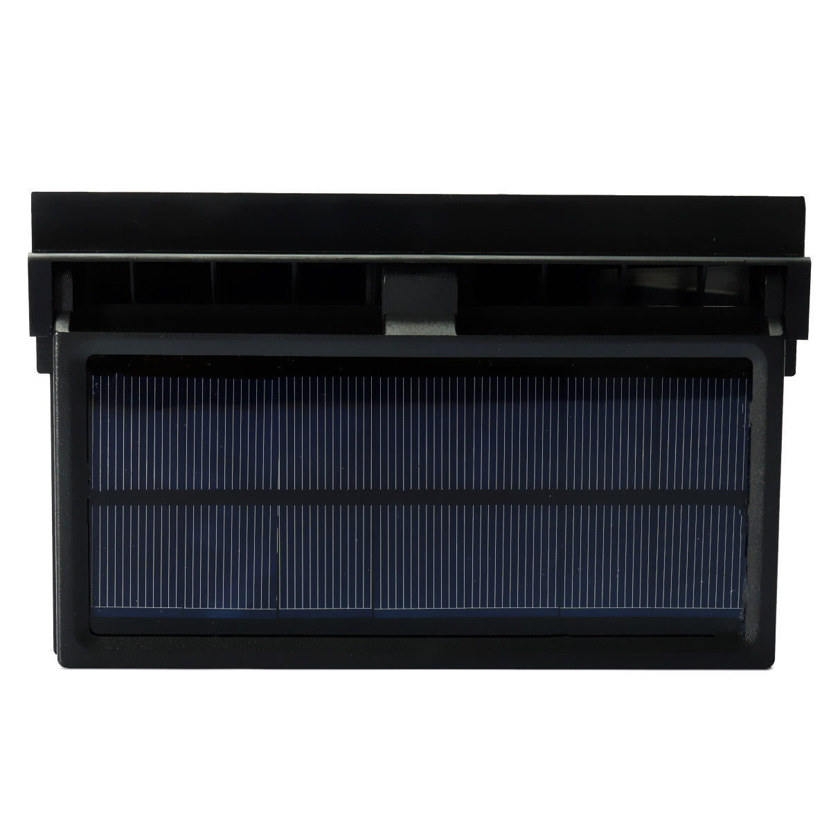 Solar Power Car Exhaust Fan Double Air Outlet Window Cooling Cooler Rechargeable Ventilation Black - Auto GoShop