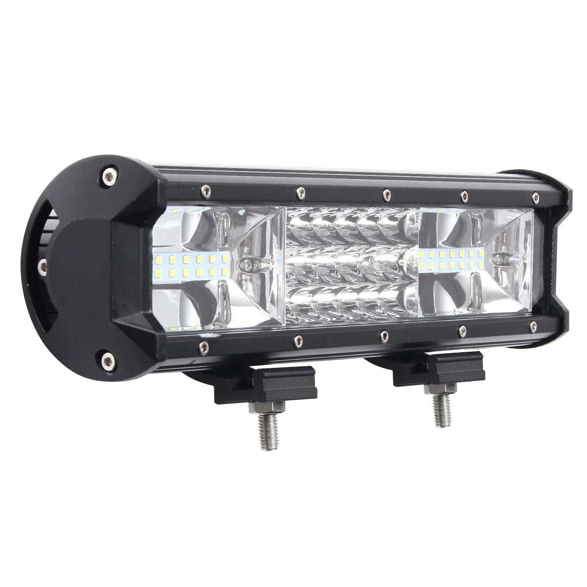 Dark Gray 12Inch 324W LED Work Light Bar Flood Spot Combo Beam For Off Road Truck SUV 10-30V Waterproof IP68