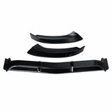 Car Glossy Black Front Bumper Lip Body Protector Kit Spoiler For Mercedes C-Class W205 C250 C300 C350 2015-2018 - Auto GoShop