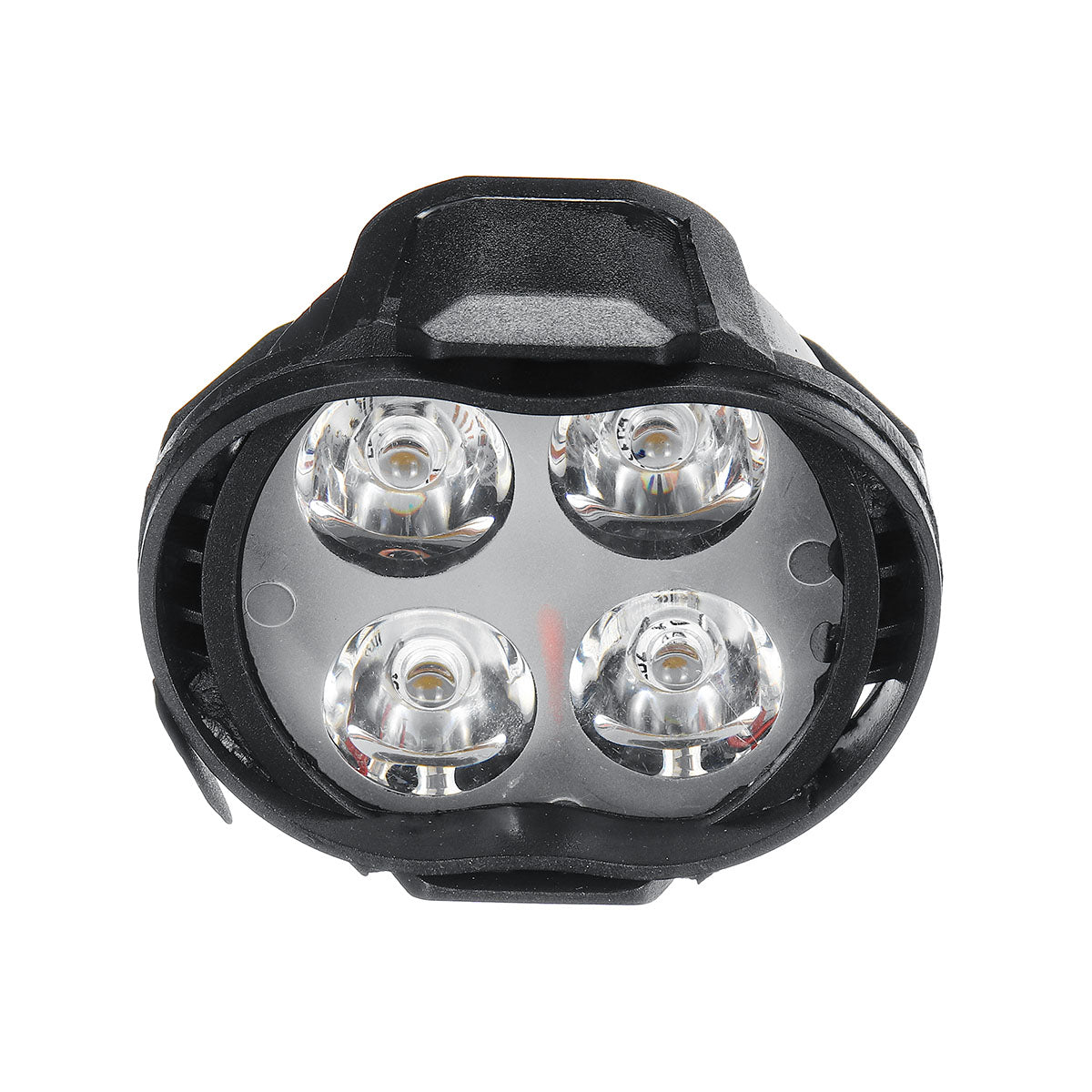 Gray 12V 15W 4LED 1000LM Super Bright Motorcycle Headlight Bulb Work Fog Driving Spot Night Headlamp For UTV ATV Truck Car