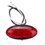 Dark Red LED Side Marker Indicator Light Clearance Lamp For 12/24V Truck Trailer Lorry Van