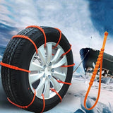 Lavender 1Pcs Snow Wheel Tyre Tire Antiskid Chains Slip Best Chains Thickened Tendon