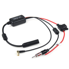 Universal DAB+ FM Car Antenna Aerial Splitter Cable Digital Radio Amplifier with SMB Connector - Auto GoShop